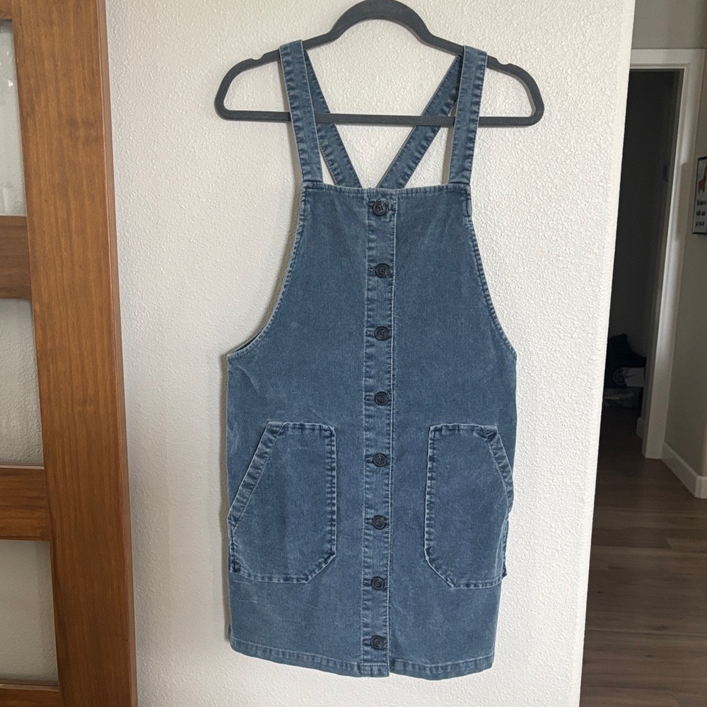 American Eagle Outfitters Light Blue Denim Pinafore